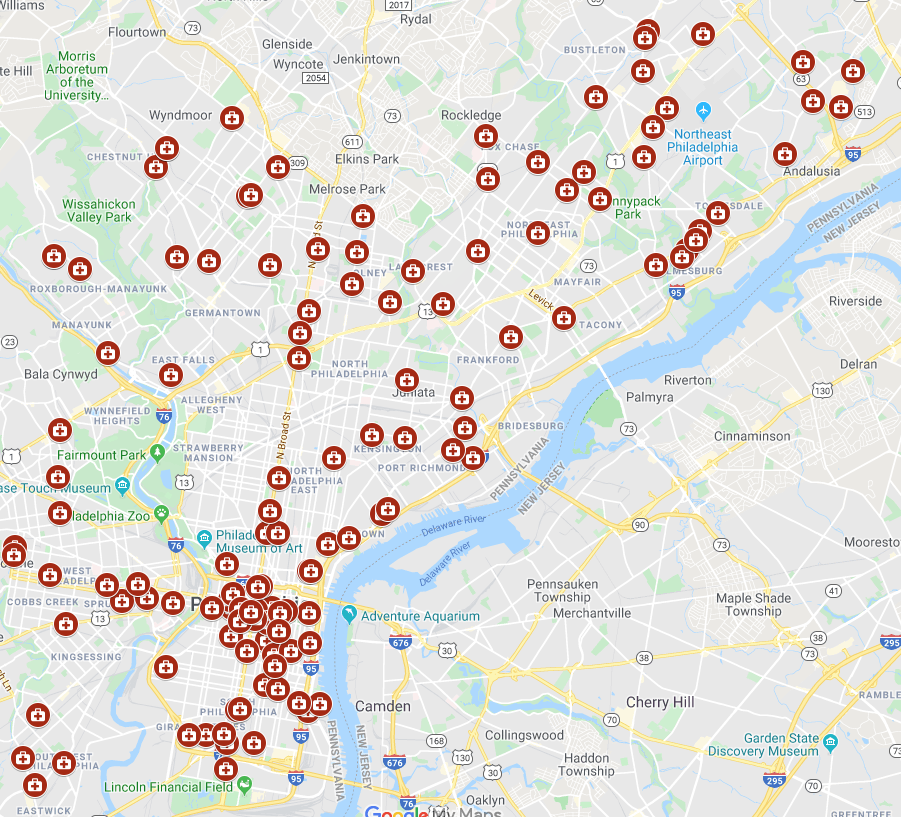 Pharmacy Maps: A & B Vaccine Availability In Philadelphia – HepCAP